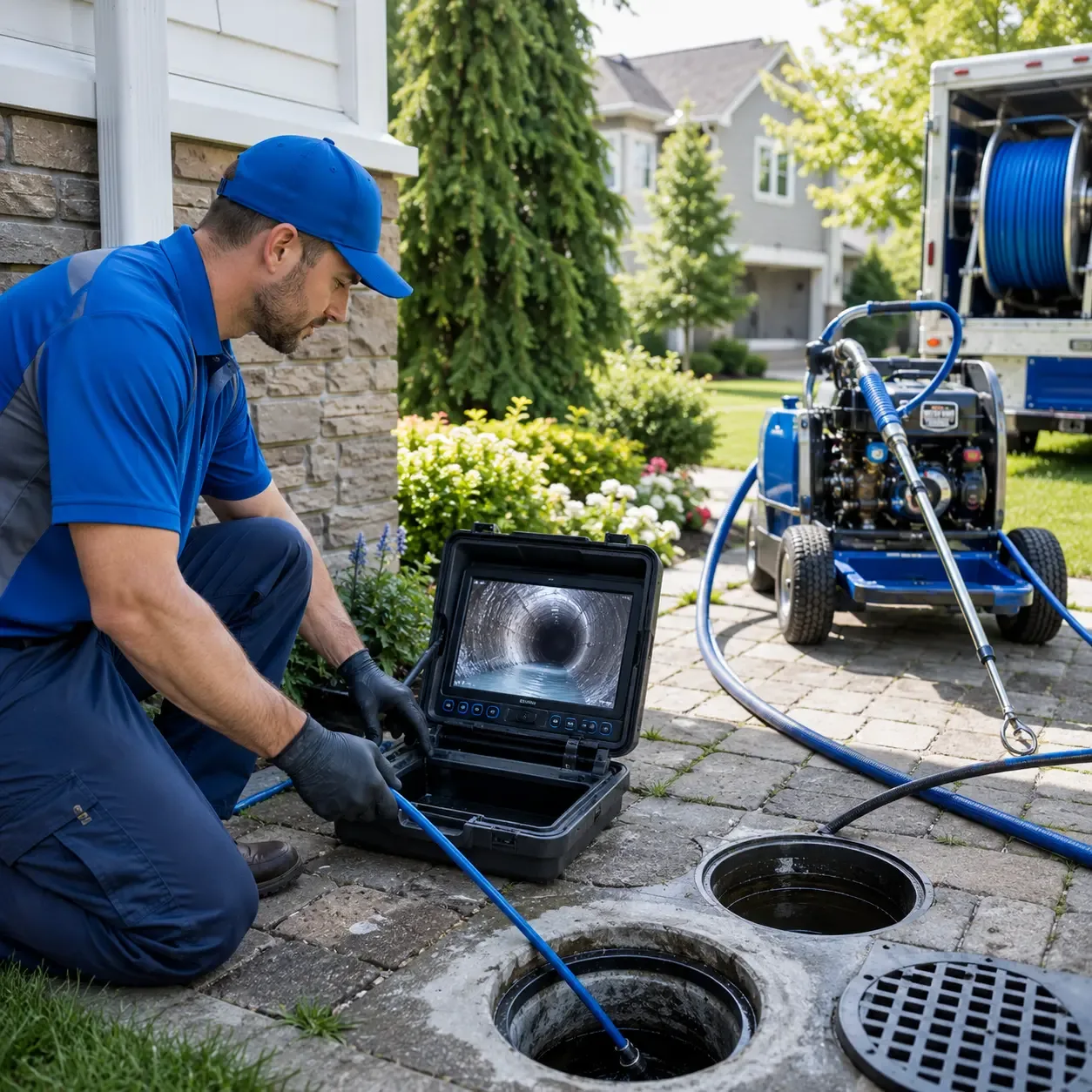 Outdoor drain cleaning professionals serving Gonzales, TX