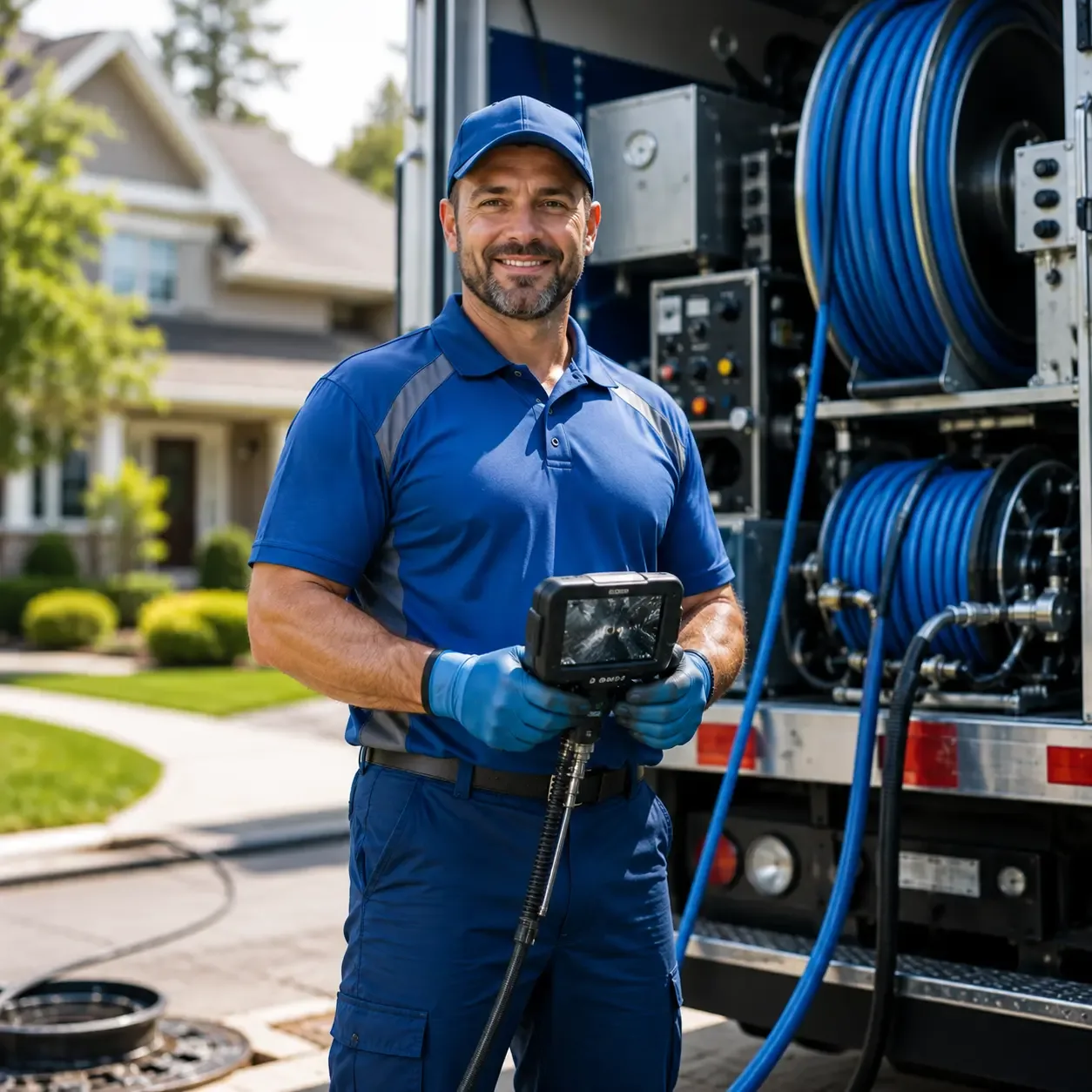 Local outdoor drain cleaning specialists in Gonzales, TX